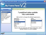 My Frame Panel ActiveX screenshot